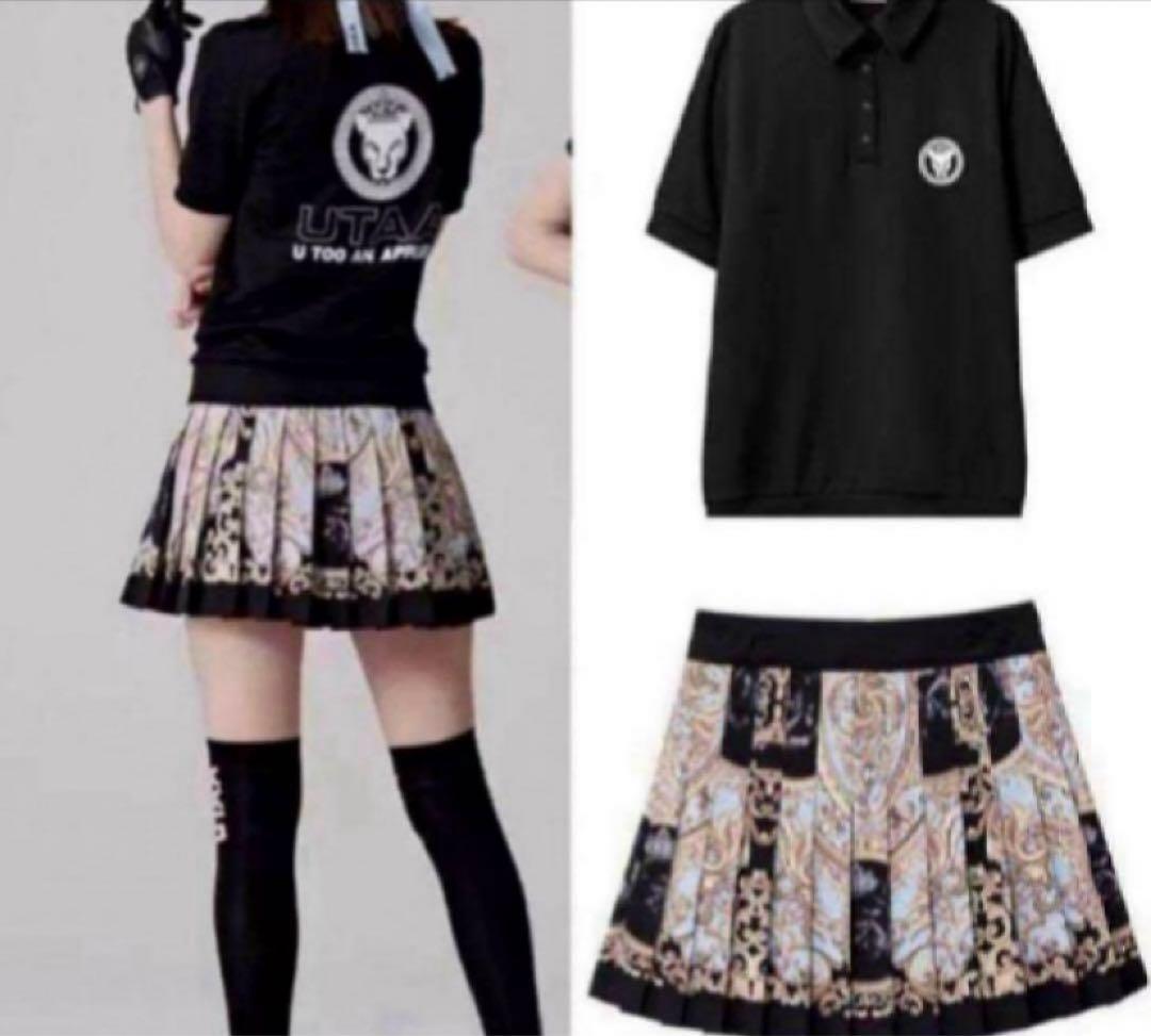 UTAA ゴルフ ウェア ポロシャツ スカート セットアップ レディース