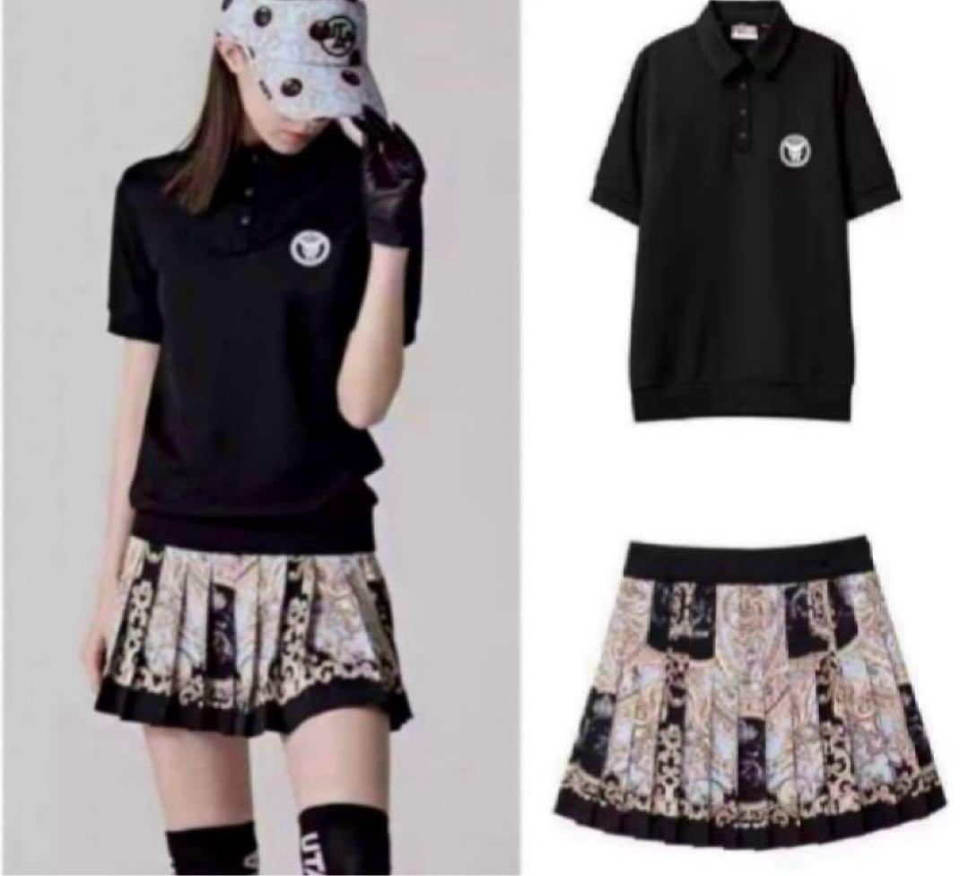 UTAA ゴルフ ウェア ポロシャツ スカート セットアップ レディース