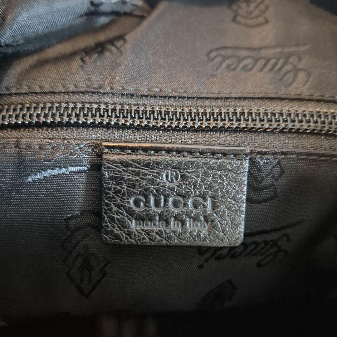 希少！　GUCCI　クレスト　レザー　ショルダーバッグ