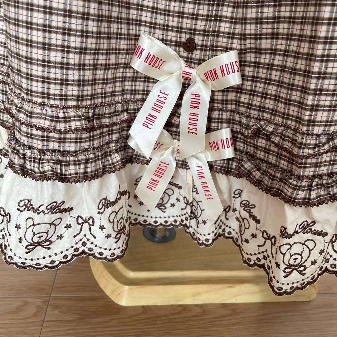 ピンクハウス 青木美沙子さんコラボ くまちゃんブラウス&スカート