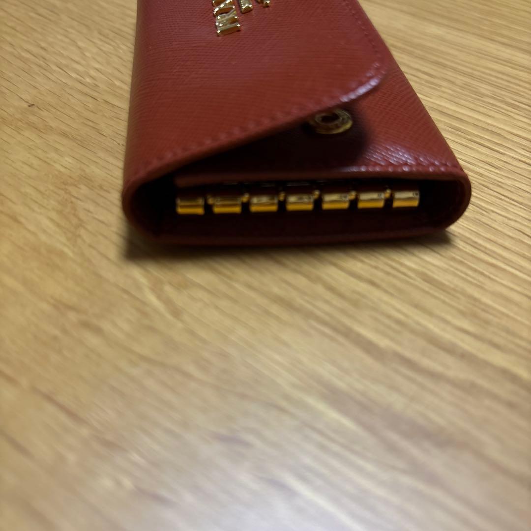 【未使用】プラダ PRADA サファイアーノ メタル　キーケース　6連