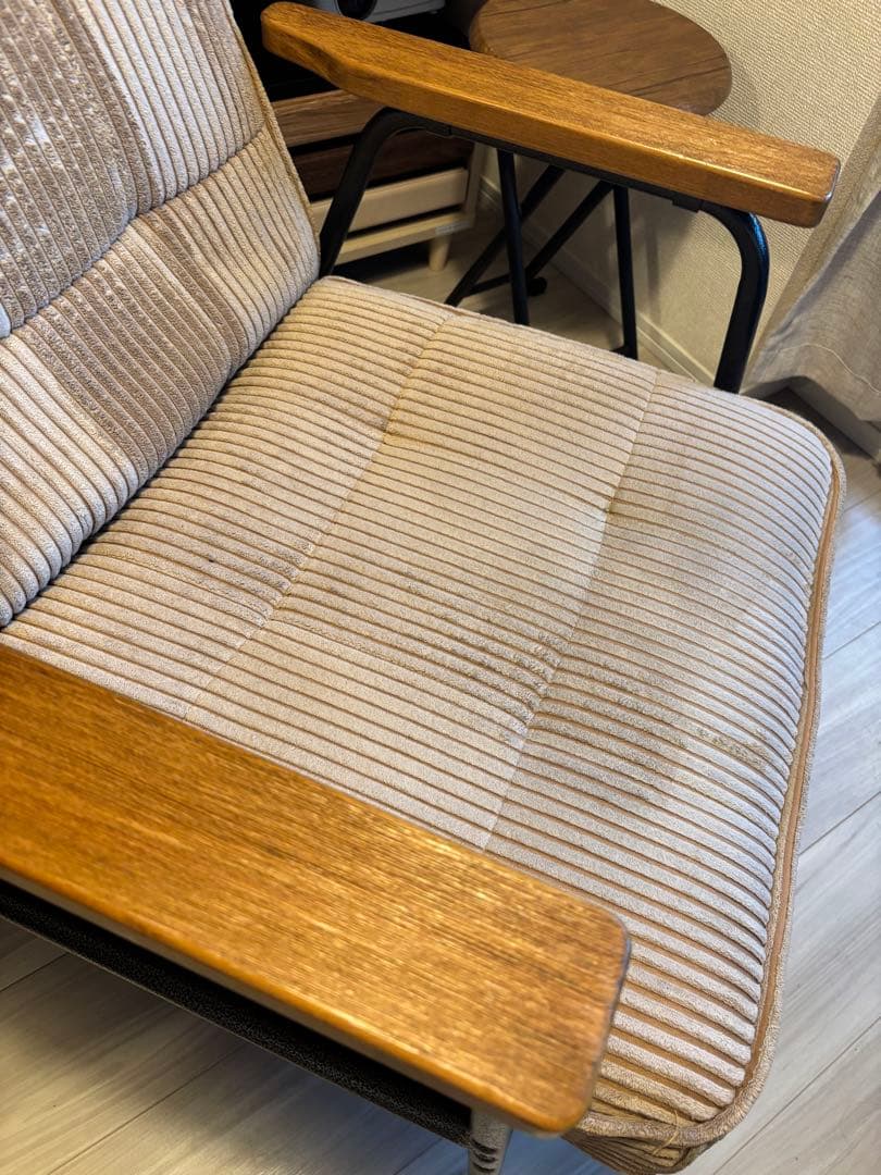 最終値下げしてます！リクライニング 1Pソファ美品！ - メルカリ