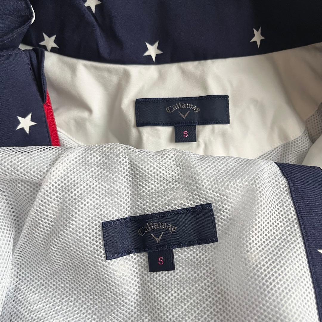 極美品★キャロウェイ★レインウェア★上下セット ★ネイビー★S