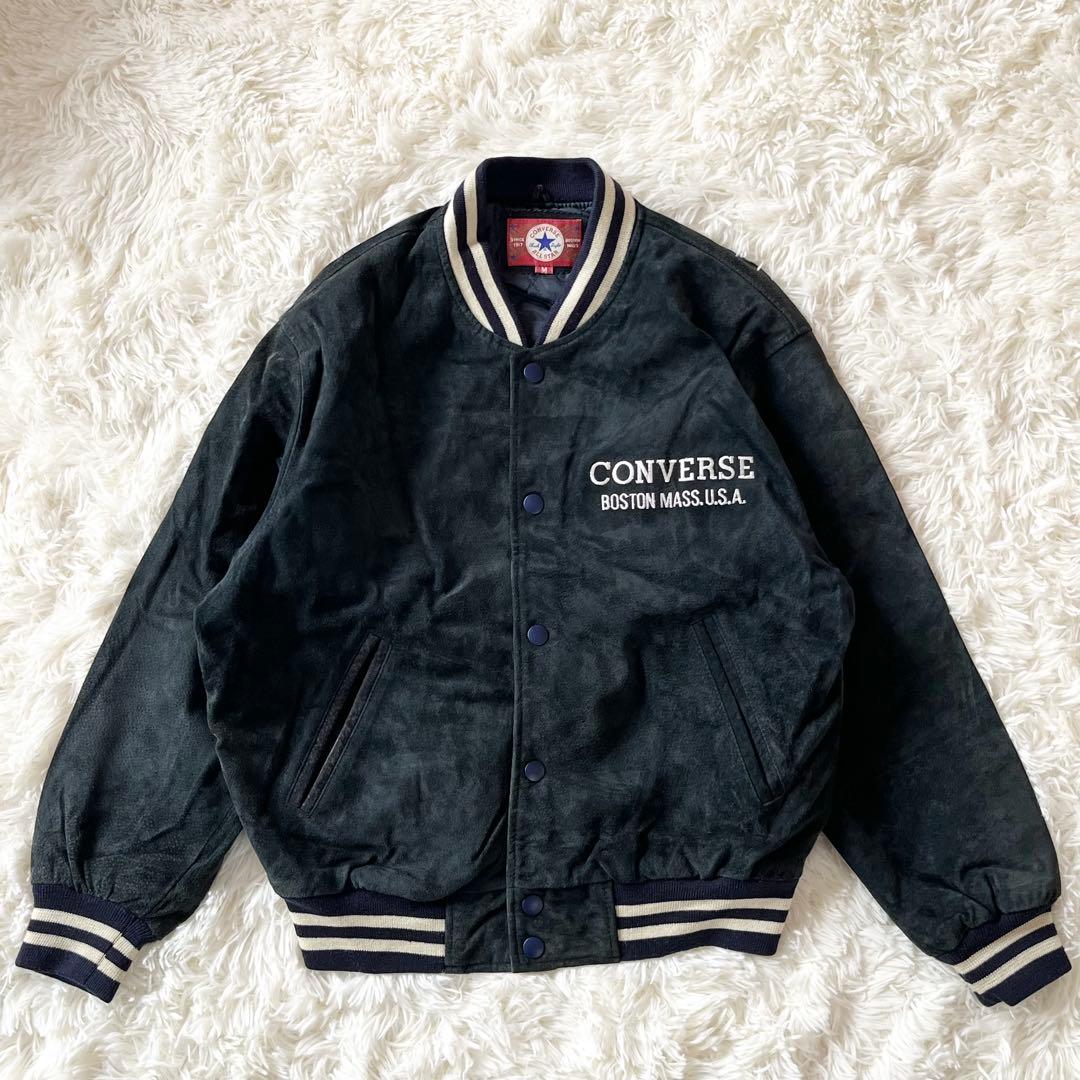 CONVERSE スタジャン Chuck Taylor スエード メンズM 黒系