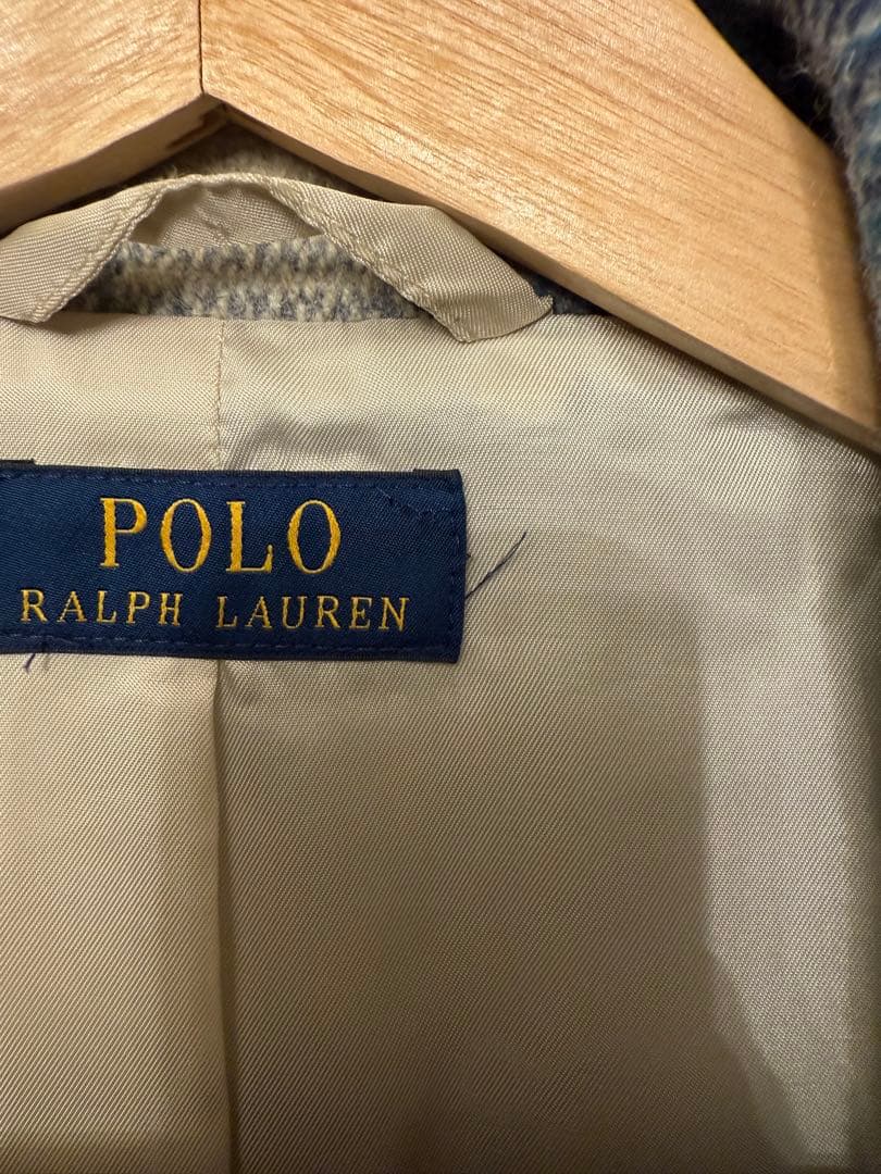 ラルフローレン オンブレ チェック Pコート - メルカリ