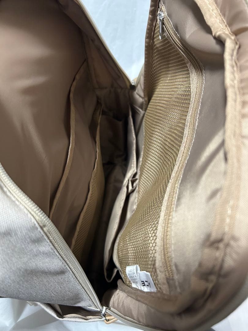 ACE ベージュ　リュック　ビジネスリュック