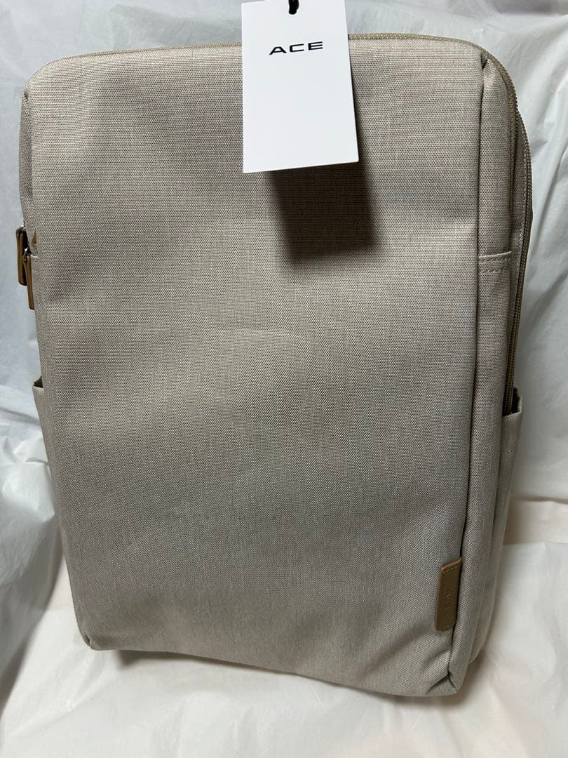 ACE ベージュ　リュック　ビジネスリュック
