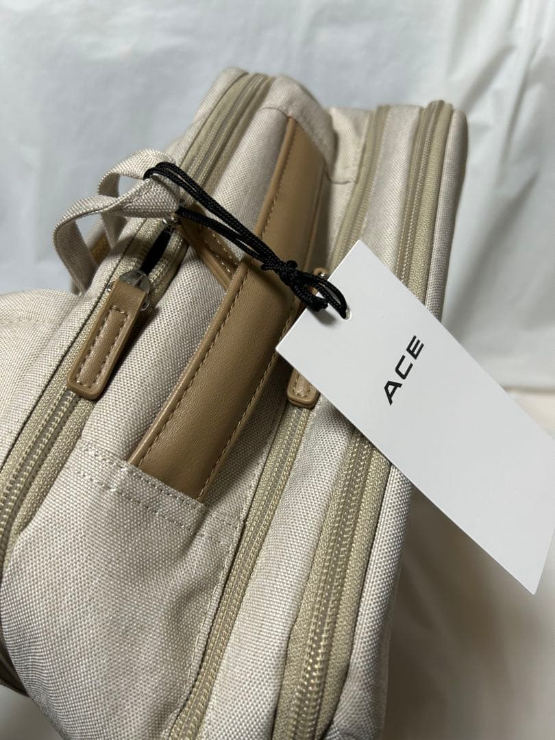 ACE ベージュ　リュック　ビジネスリュック