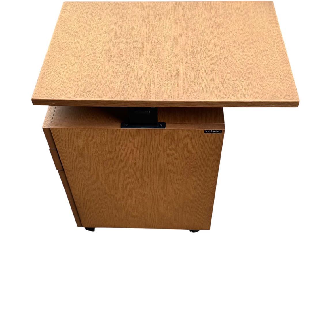 karimoku カリモク デスクワゴン 天板昇降 学習 S-10890770