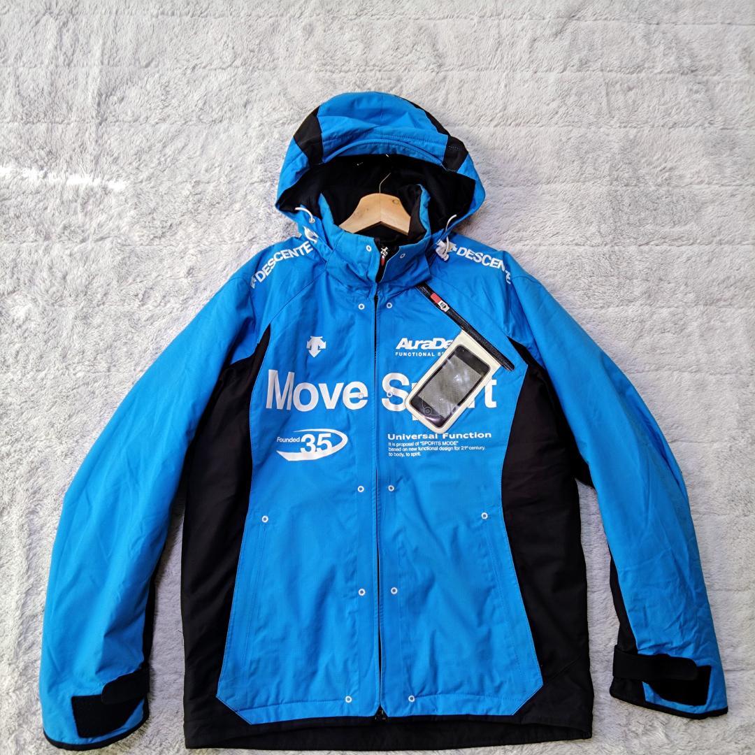 DESCENTE　スキーウェア　スマホ用ポケット　中綿　保温機能ヒートナビ　M