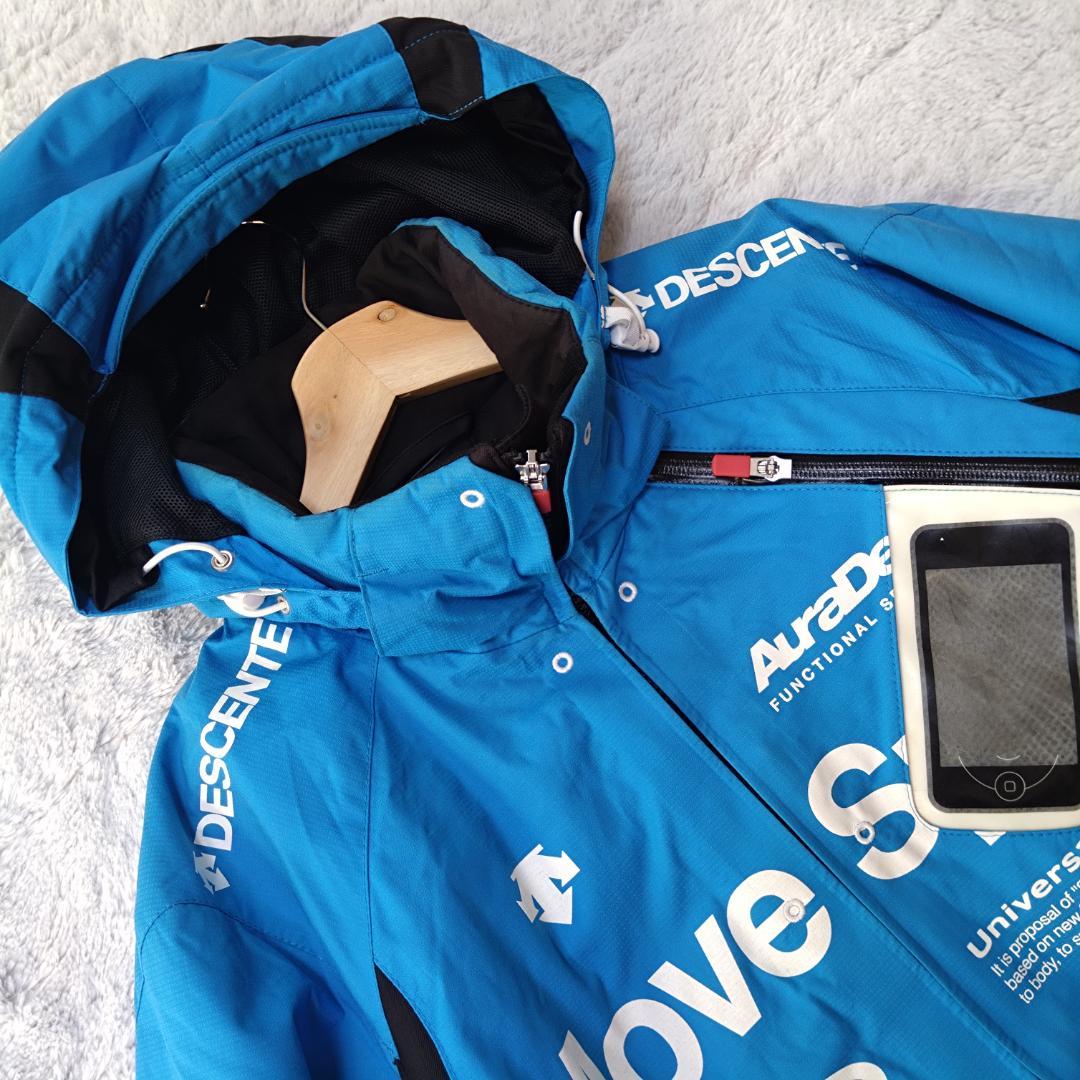 DESCENTE　スキーウェア　スマホ用ポケット　中綿　保温機能ヒートナビ　M