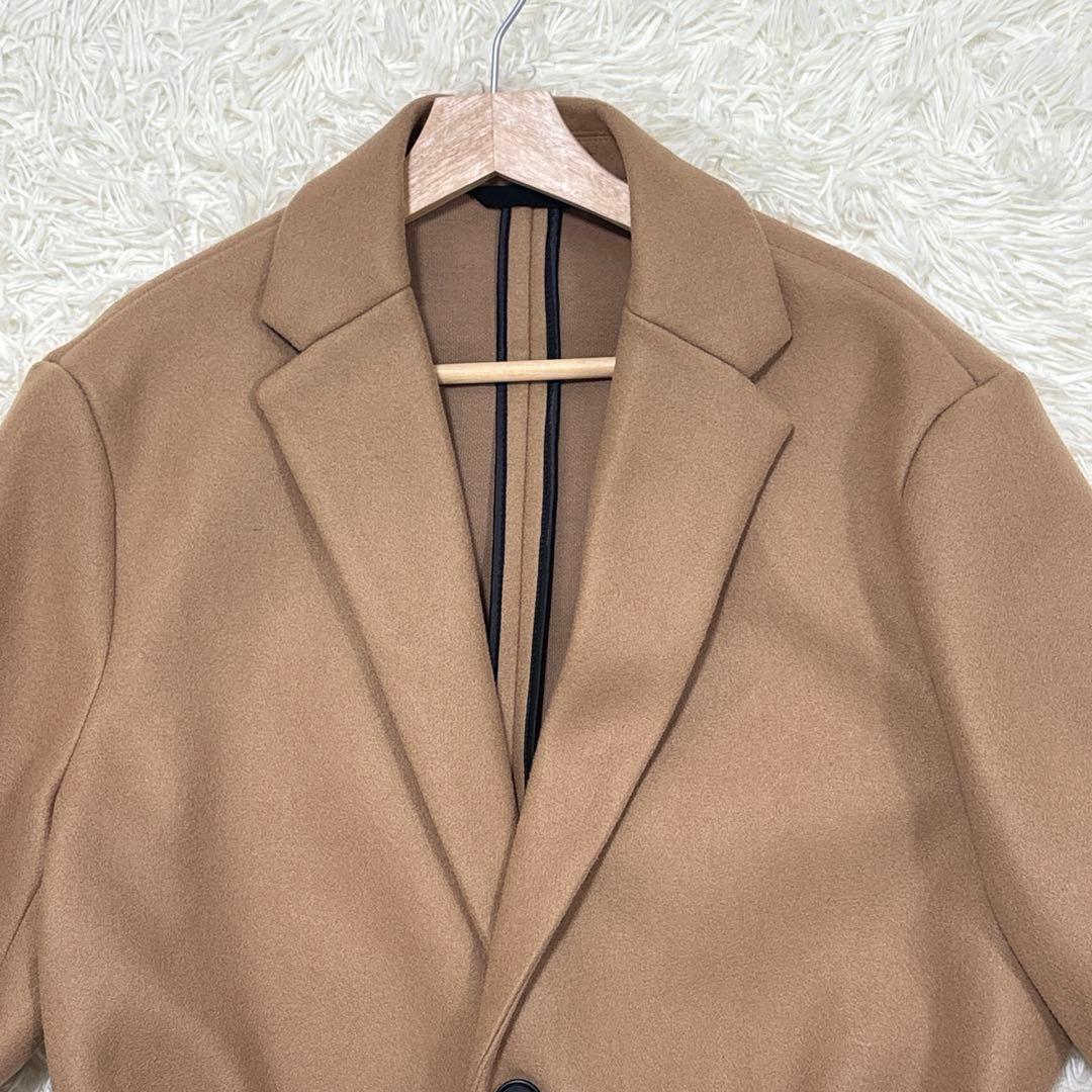 未使用品✨ZARA ザラ　4way チェスターコート　キャメル　L ストレッチ