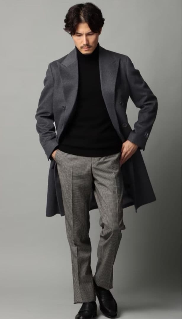 新品】ユニバーサルランゲージ コロンボ ダブルチェスターコート