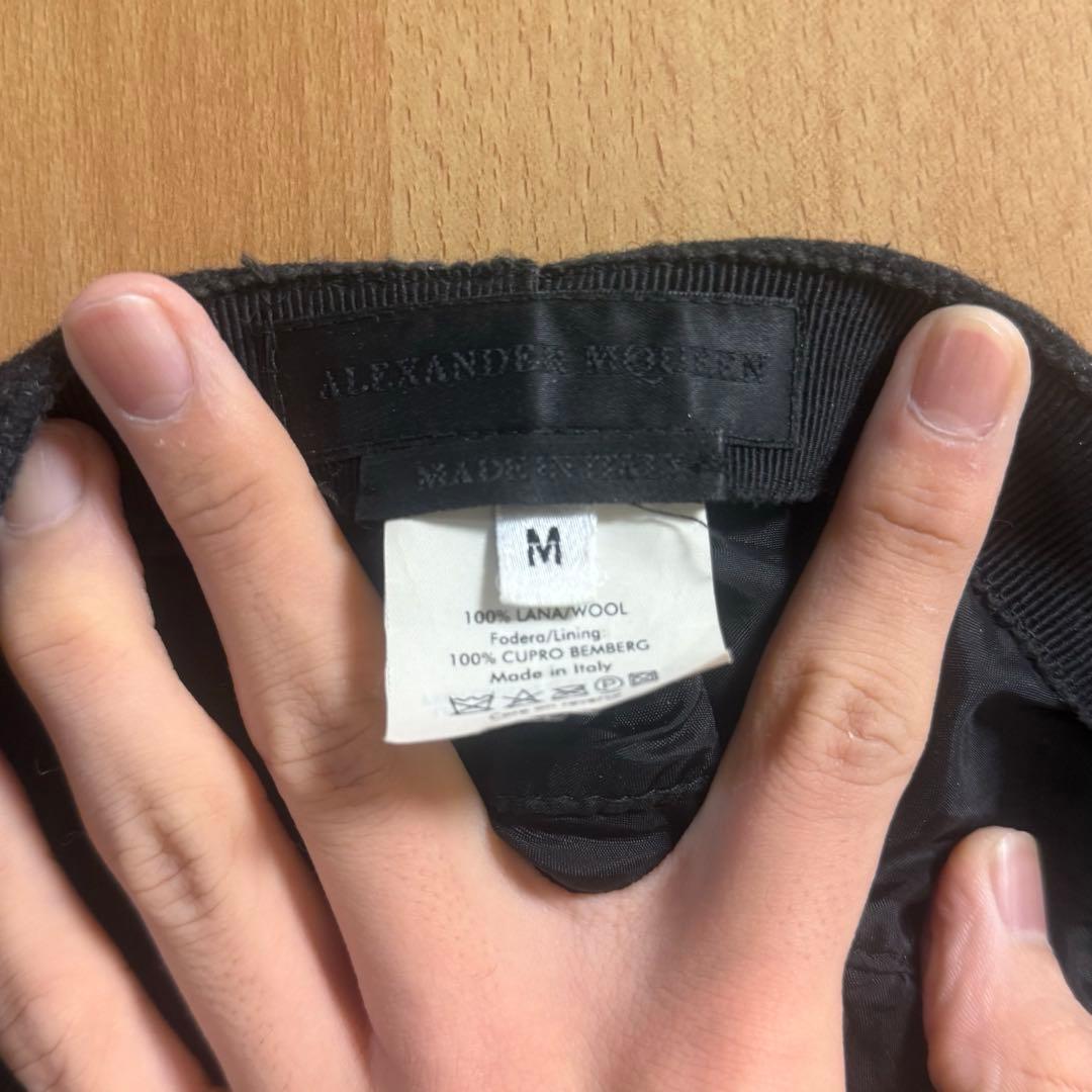 レア alexander mucqeen 06fw ドラキュラ期 キャスケット