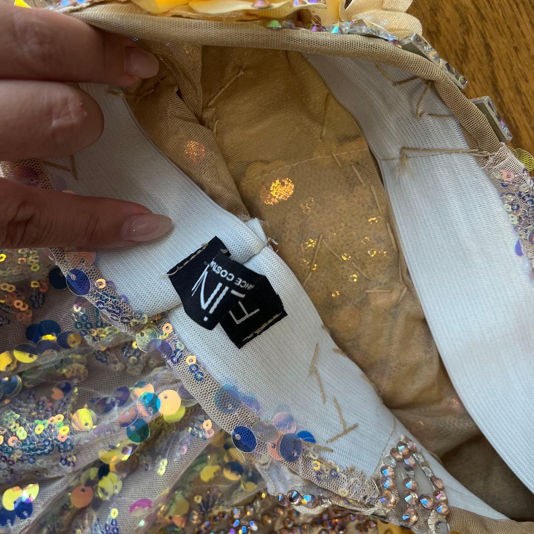 【着用イメージ有】ベリーダンス セットアップ スパンコール付き