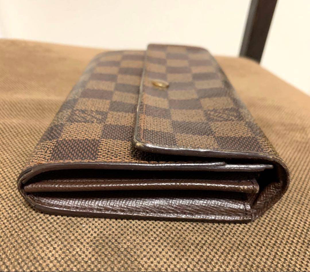 ルイヴィトン　ダミエフォルトフォイユサラ長財布