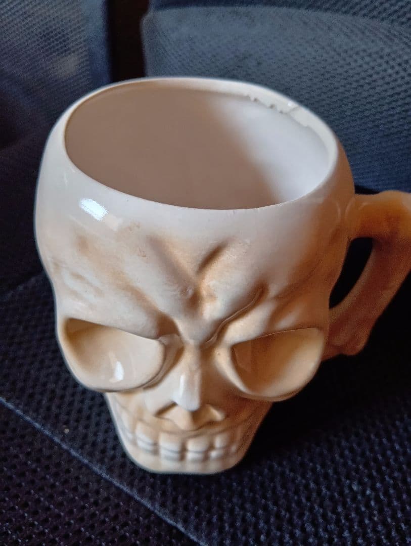 ヴィンテージ　スカル　マグカップ　2個セット　日本製