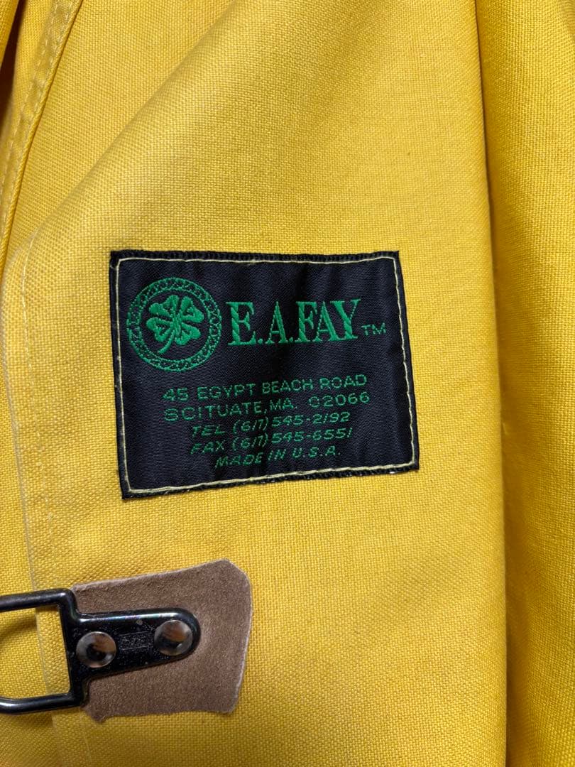 【最終値下げ】80s USA製E.A.FAY Vintageファイヤーマンコート