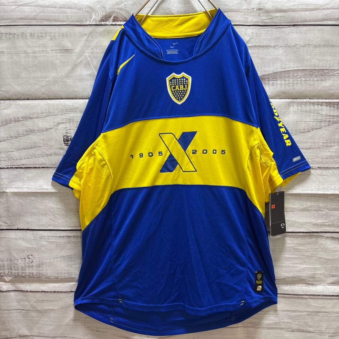 新品 ボカ・ジュニアーズ 2005年 100周年記念 ユニフォーム タグ付き