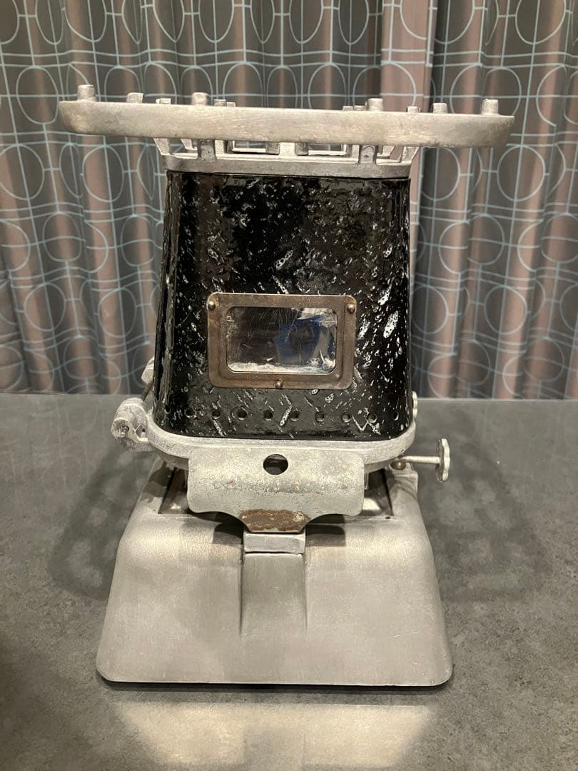 激レア！ 実働/美品 ビンテージ アイロンストーブダブルバーナー