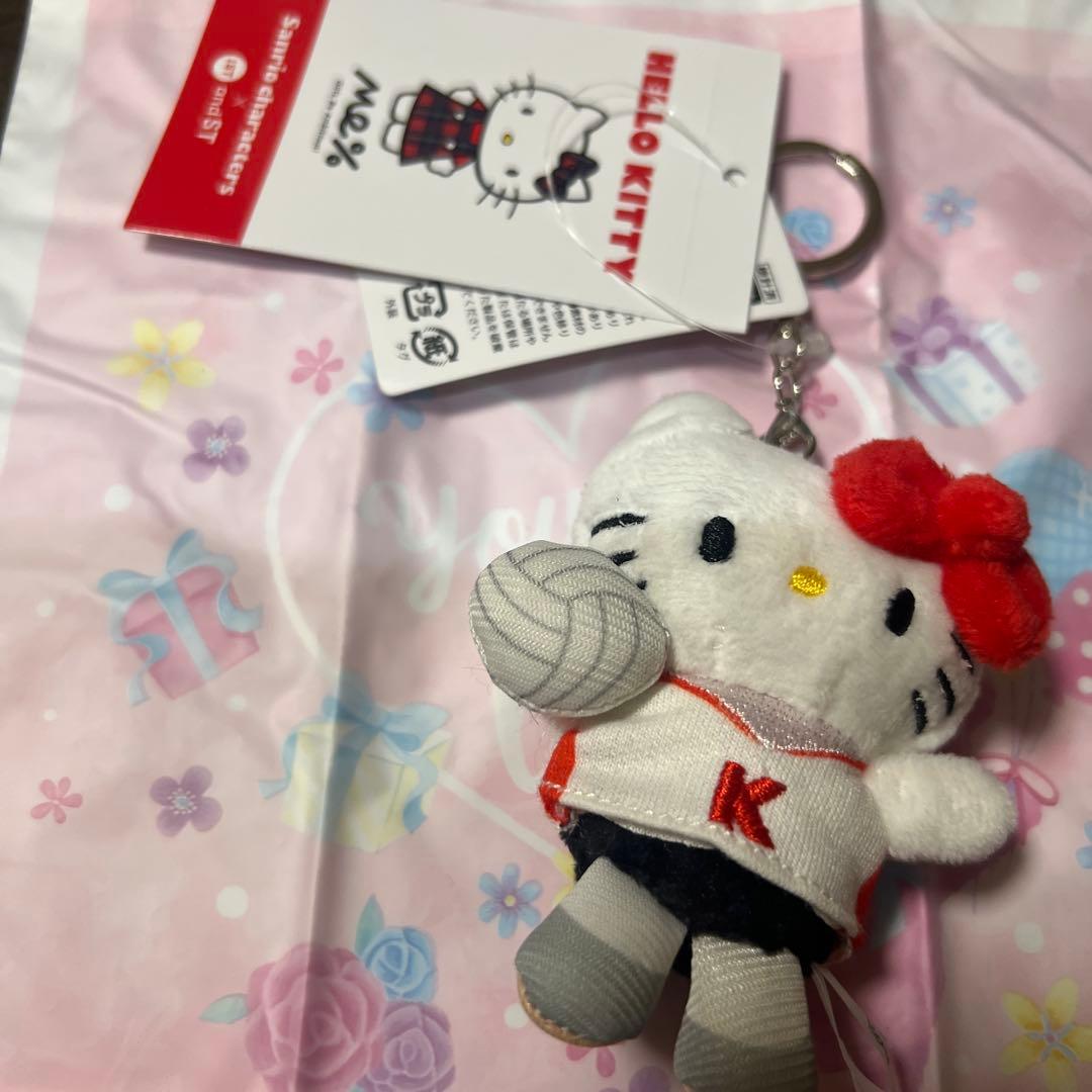 ローリーズファーム ハローキティ Me% トイキーホルダー バレーボール