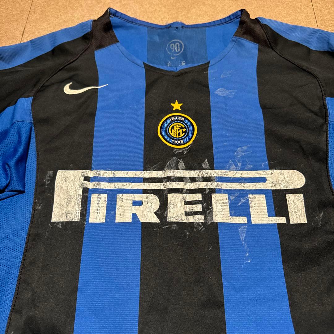 Nike Inter インテル ユニフォーム 長袖 ビンテージ 2004-05 Nike