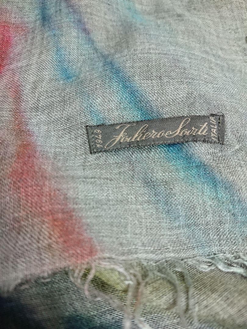 ファリエロ サルティ　Faliero Sarti　ストール　ペイント柄
