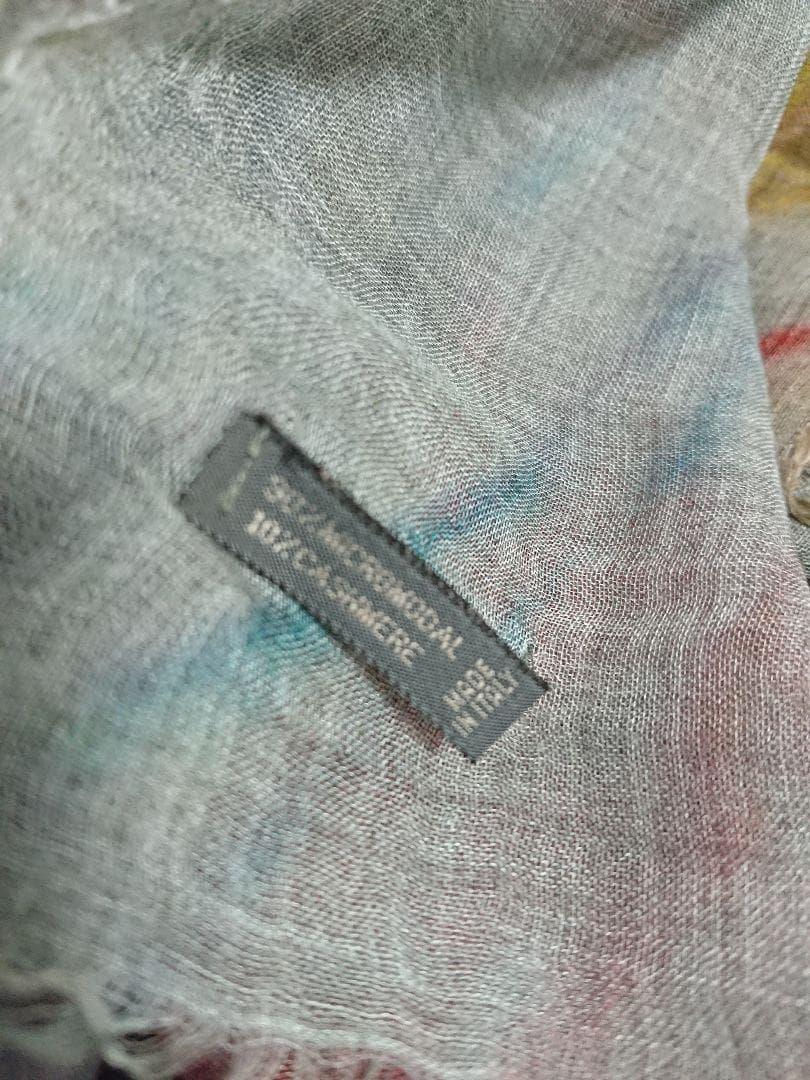 ファリエロ サルティ　Faliero Sarti　ストール　ペイント柄