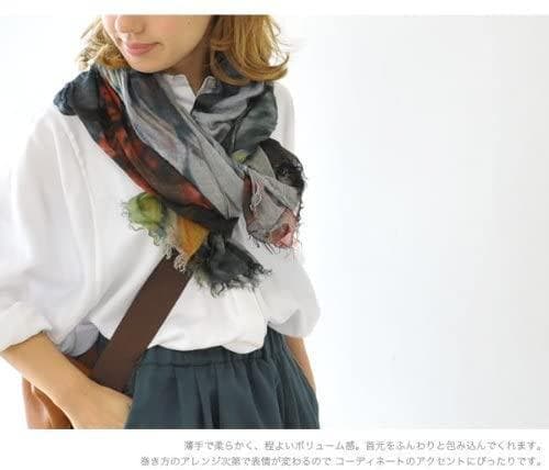 ファリエロ サルティ　Faliero Sarti　ストール　ペイント柄