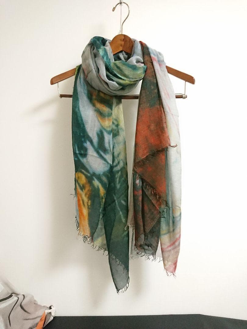 ファリエロ サルティ　Faliero Sarti　ストール　ペイント柄