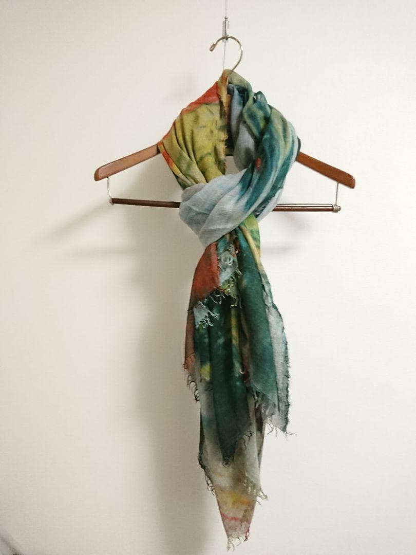 ファリエロ サルティ　Faliero Sarti　ストール　ペイント柄