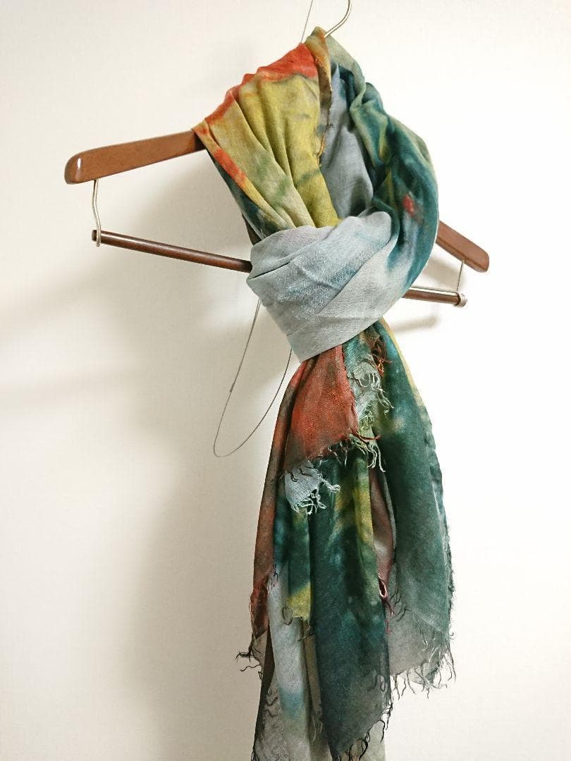 ファリエロ サルティ　Faliero Sarti　ストール　ペイント柄