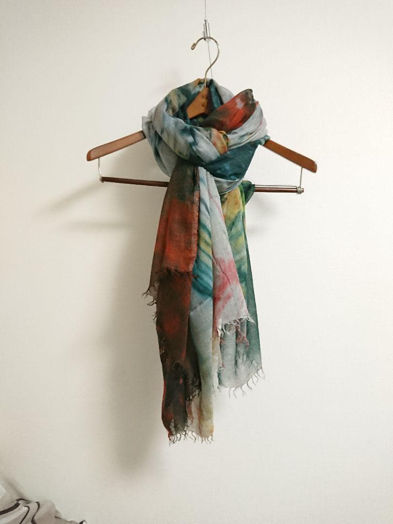 ファリエロ サルティ　Faliero Sarti　ストール　ペイント柄