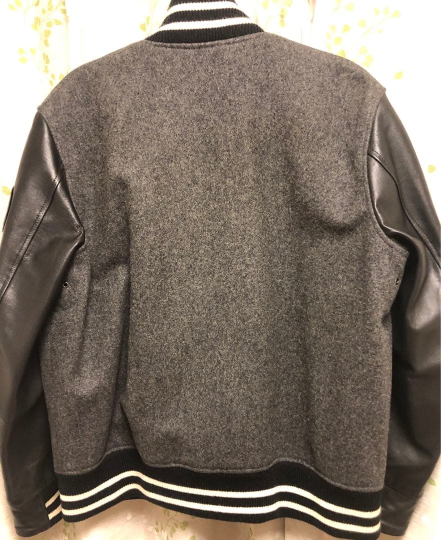 J.PRESS スタジャン グレー・ブラック　レザー