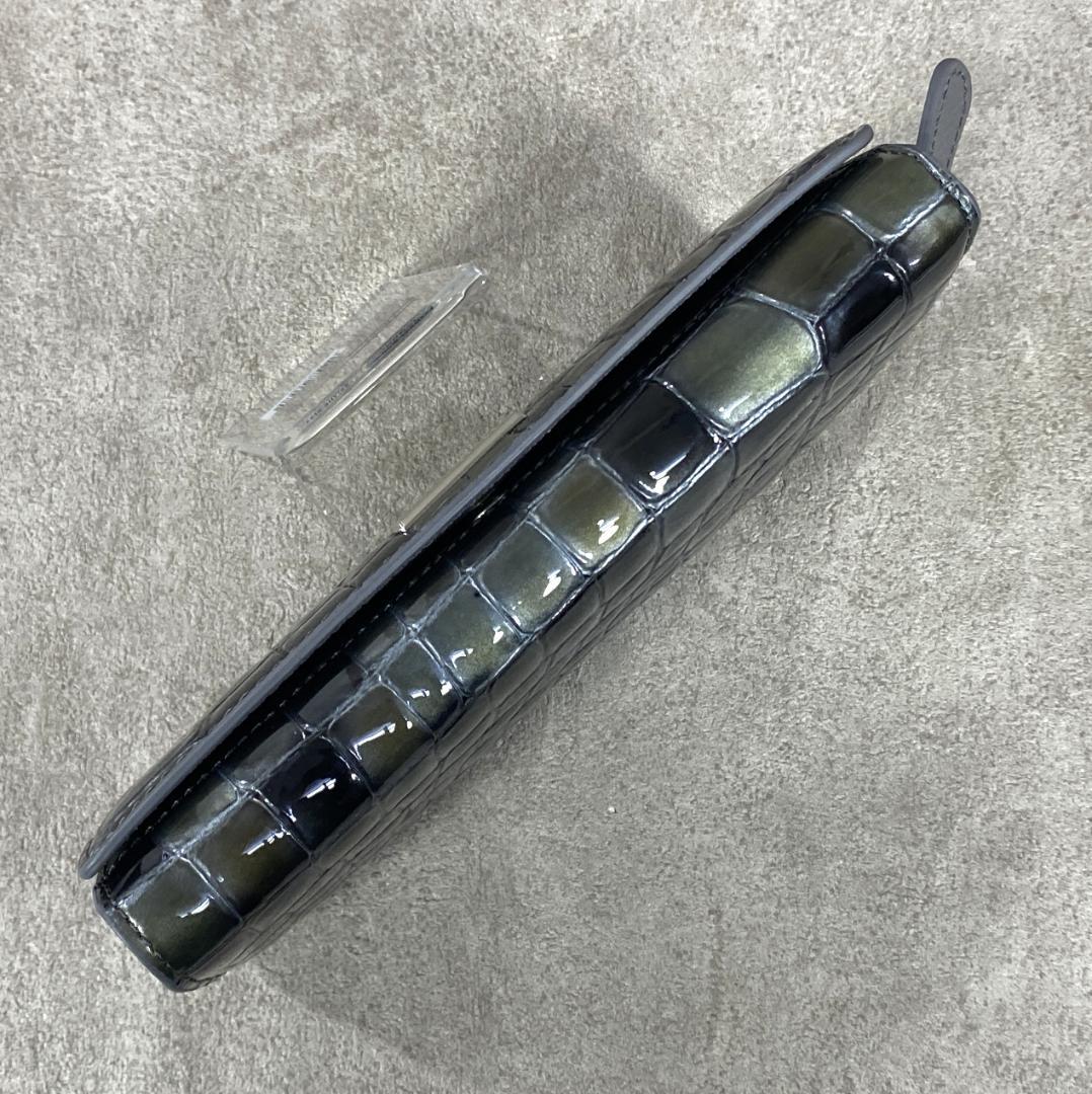 【未使用】 COCCO FIORE コッコフィオーレ 牛革 エナメル 長財布