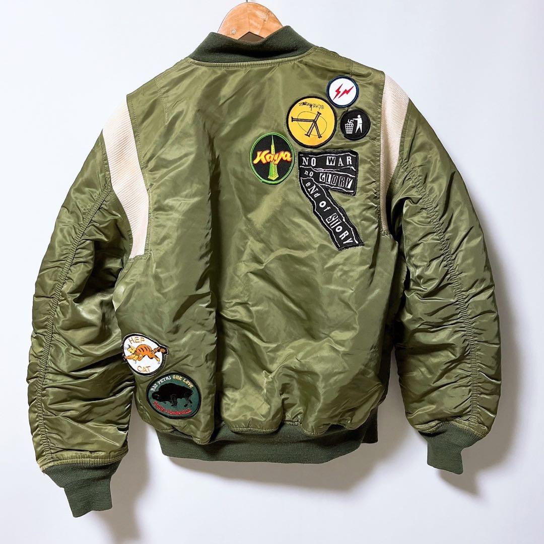 STUSSY ALPHA fragment 25周年 MA-1 214 - メルカリ