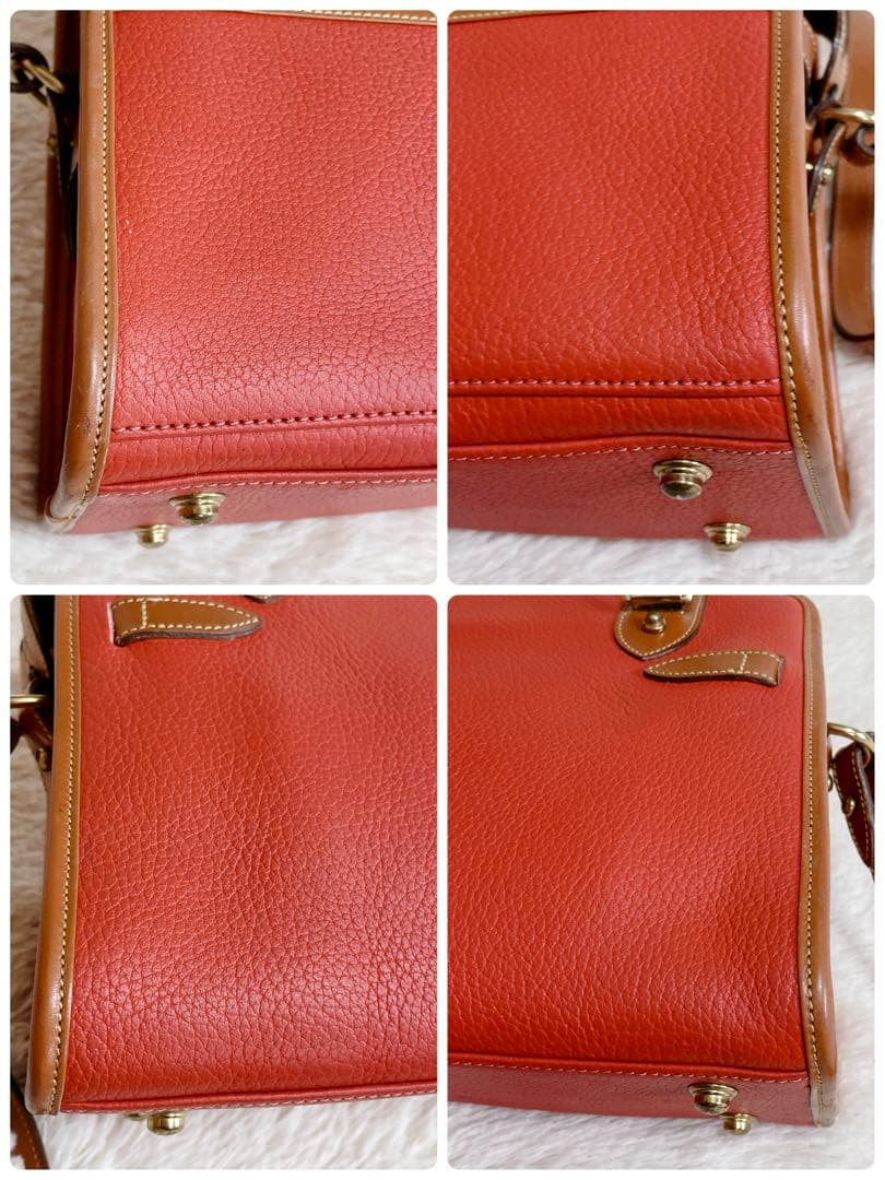 希少カラー 美品 DOONEY&BOURKE 2way レザー ハンドバッグ 赤 - メルカリ