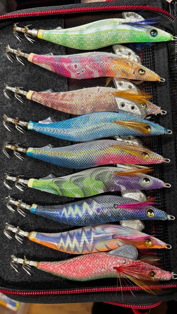 エギ27個、ケース付き