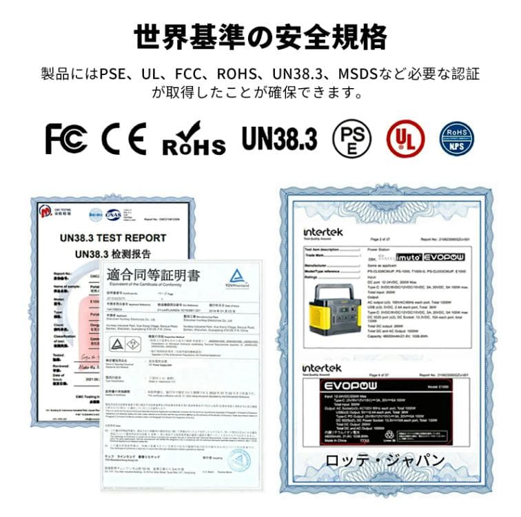 AIWOLLポータブル電源515Whリン酸鉄 2年保証付き！