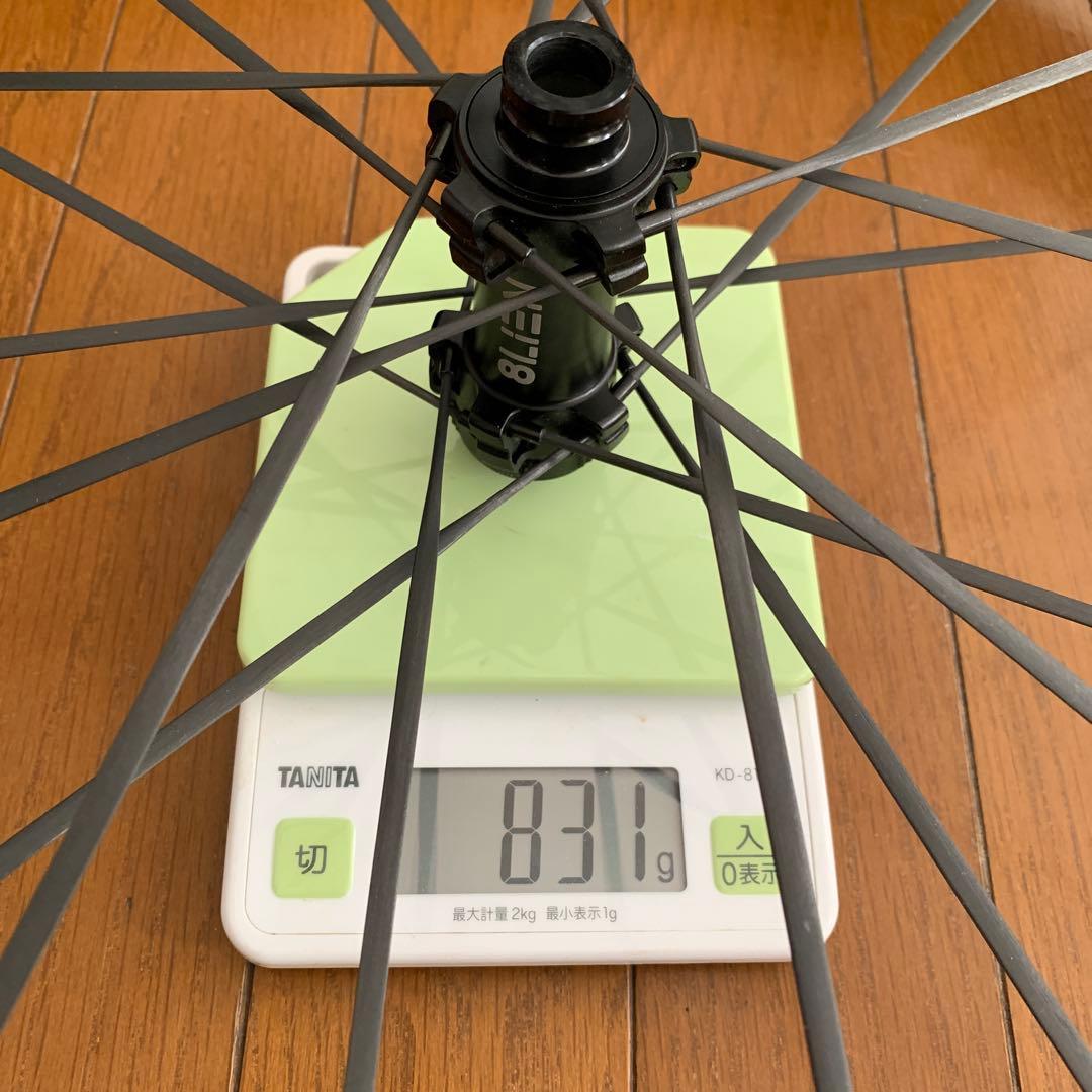 ロードバイクカーボンホイール8LIEN L5W パナレーサータイヤTPUチューブ