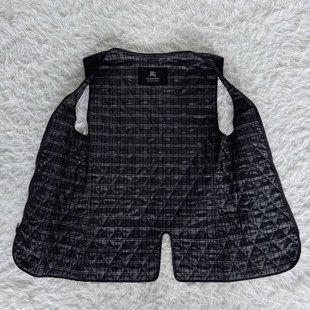 【バーバリーブラックレーベル】 ライナー付きステンカラーコート グレー系 M