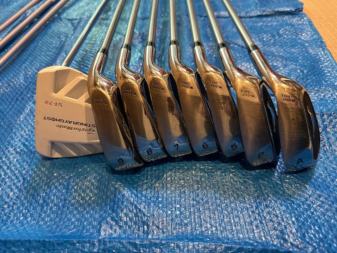 komekko　H-BRID レッドキャディバッグ+ゴルフセット