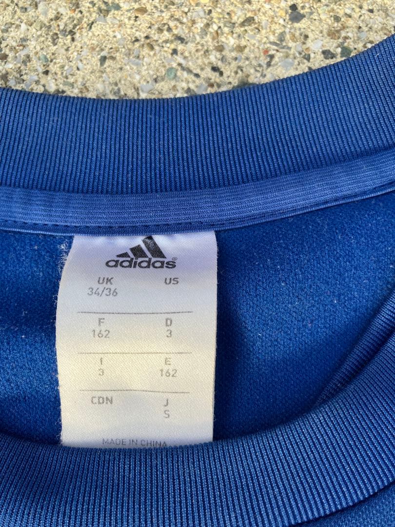 希少】adidas×チェルシーFC/スウェット/ドリルトップ S