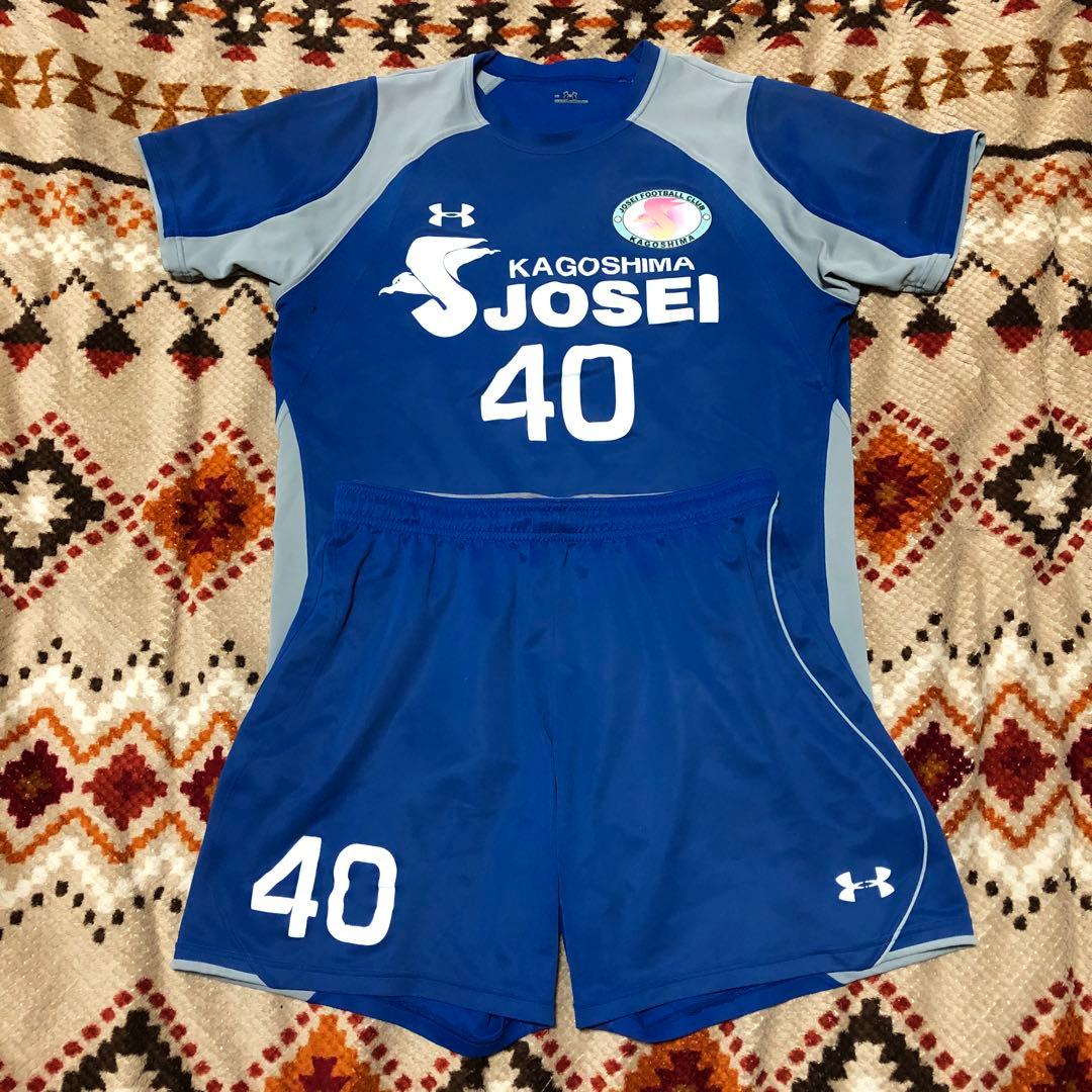 鹿児島城西高校 サッカー部 選手支給 実使用 HOME ユニフォーム 上下