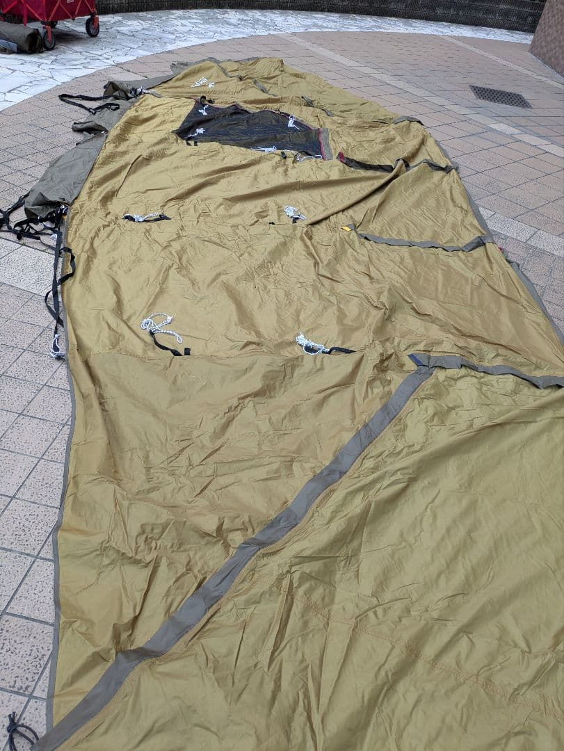 スノーピーク エントリー2ルームエルフィールド　跳ね上げポール付