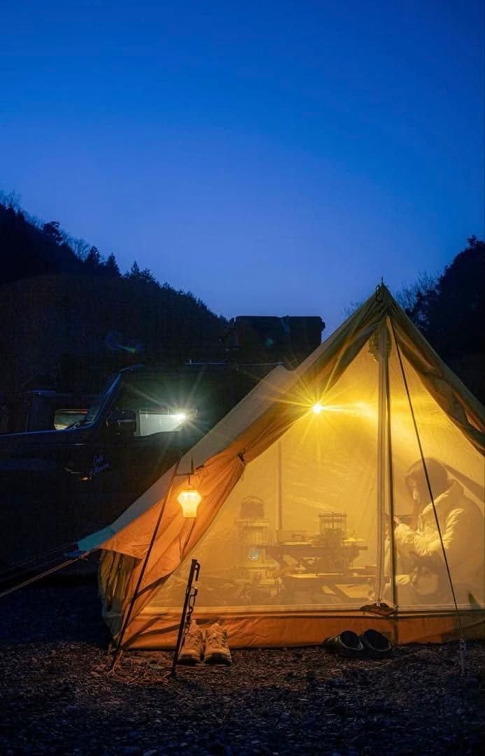 キャンプテント ベージュ 2人用　ハイランダー　アルネス　ユドゥン