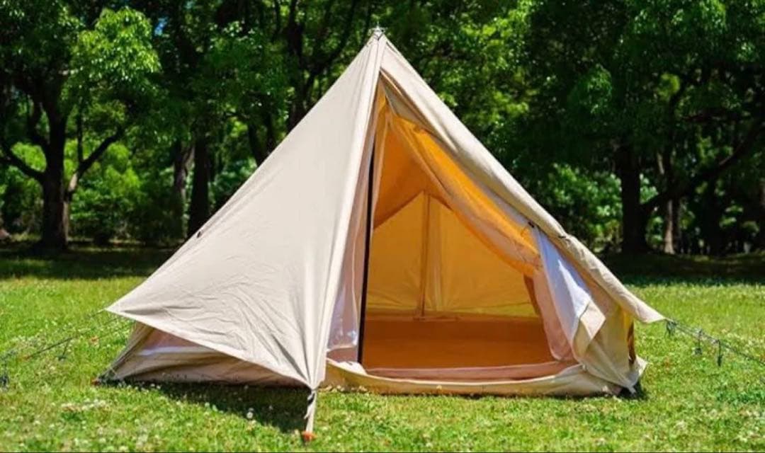 キャンプテント ベージュ 2人用　ハイランダー　アルネス　ユドゥン