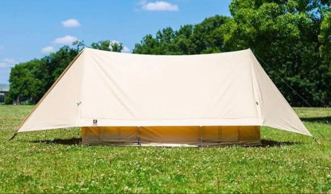 キャンプテント ベージュ 2人用　ハイランダー　アルネス　ユドゥン