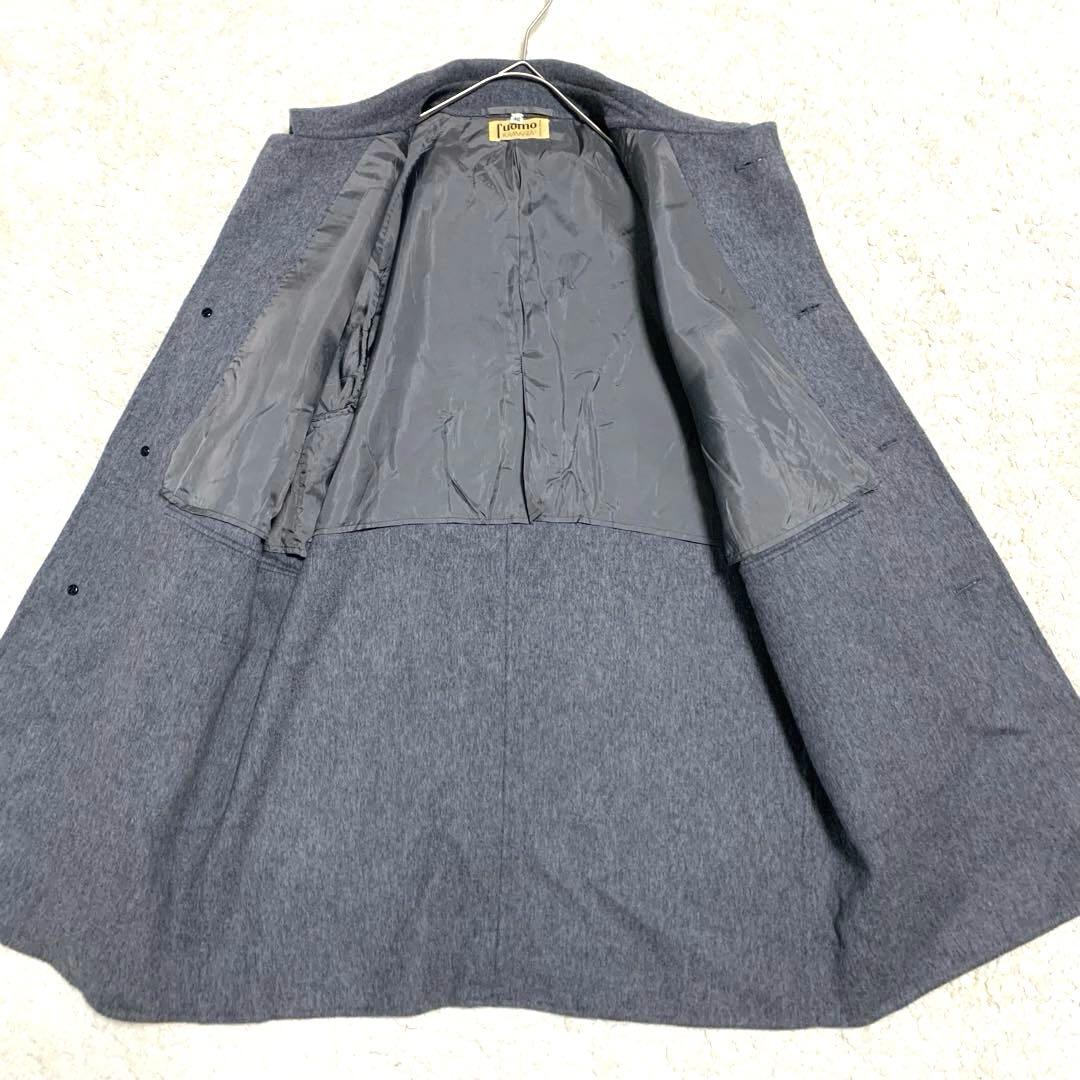 極美品 イタリア カマンタ カシミヤ100% コート グレー