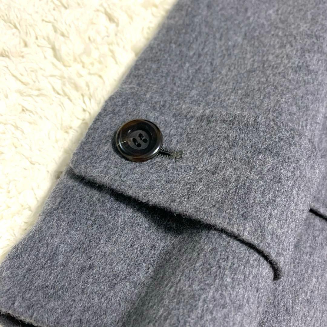 極美品 イタリア カマンタ カシミヤ100% コート グレー